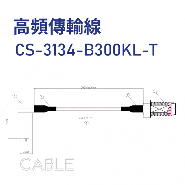 016-Cables Cables-高頻傳輸線-高頻傳輸線-低頻-CS-3134-B300KL-T.jpg